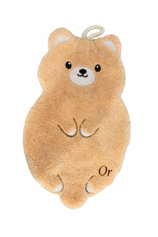 Doudou bébé doux et moelleux – dès la naissance en forme de chat brun