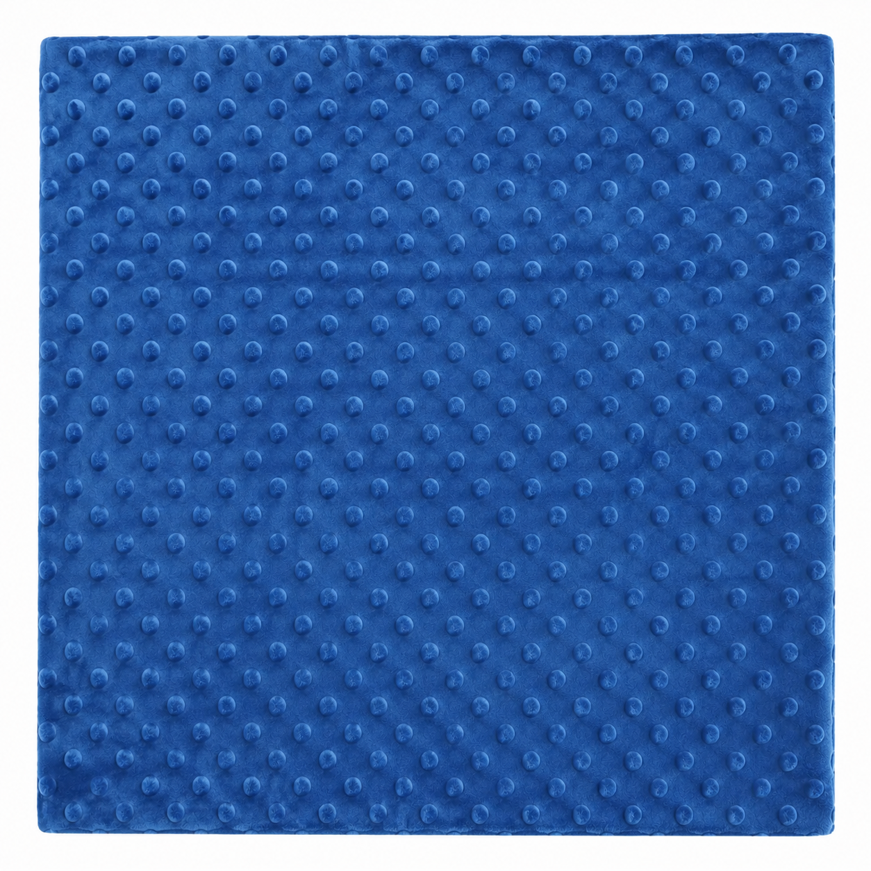 Plaid Bébé Ultra Doux – Couleur Unie à pois et Personnalisable Bleu roi