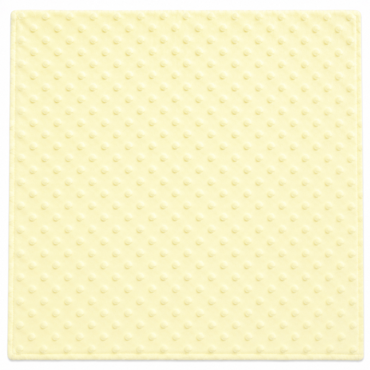 Plaid Bébé a pois  avec Doudou Lapin Assorti – Ultra Doux et Personnalisable jaune