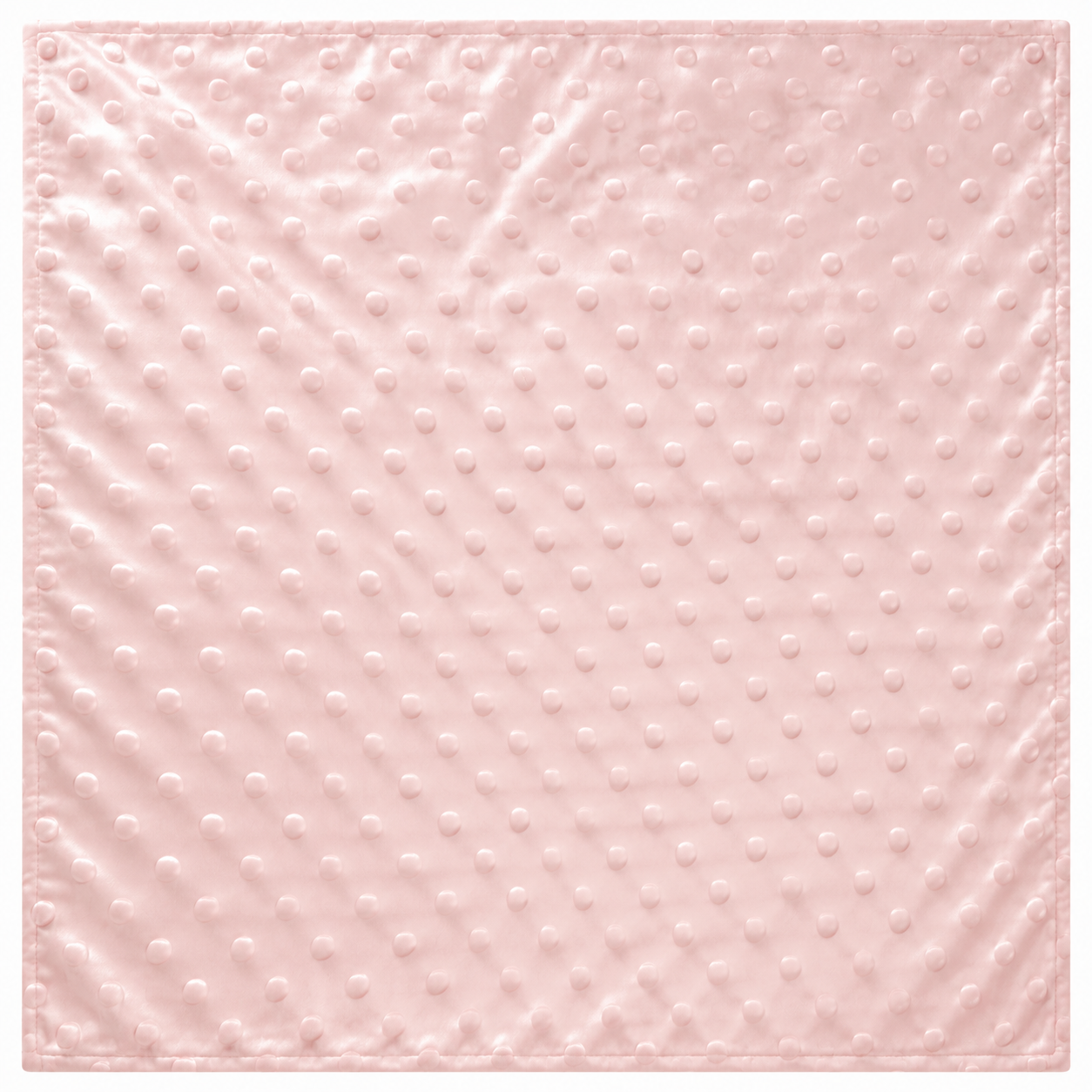 Plaid Bébé Ultra Doux – Couleur Unie à pois et Personnalisable Rose