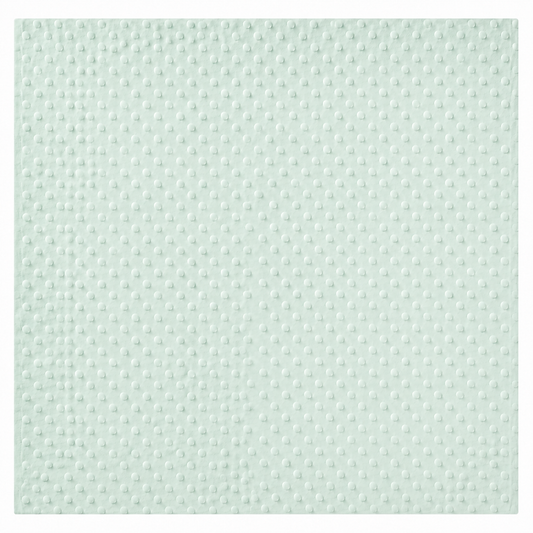 Plaid Bébé Ultra Doux – Couleur Unie à pois et Personnalisable  vert menthe