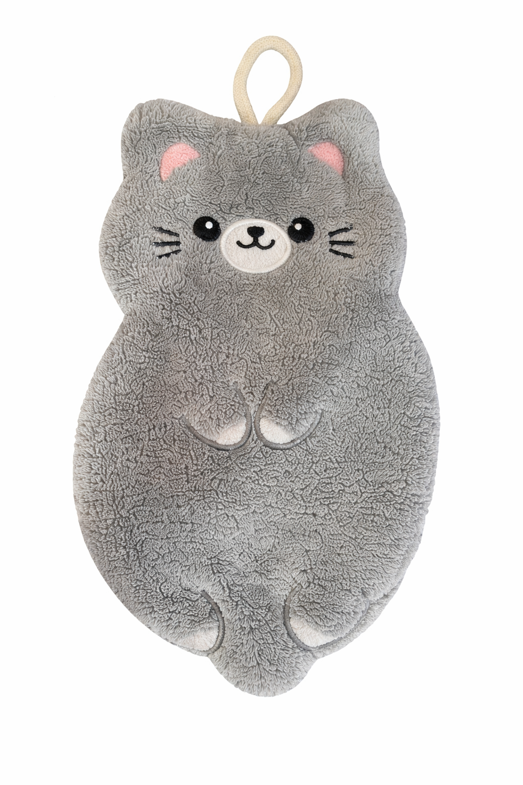 Doudou bébé doux et moelleux – dès la naissance en forme de chat brun