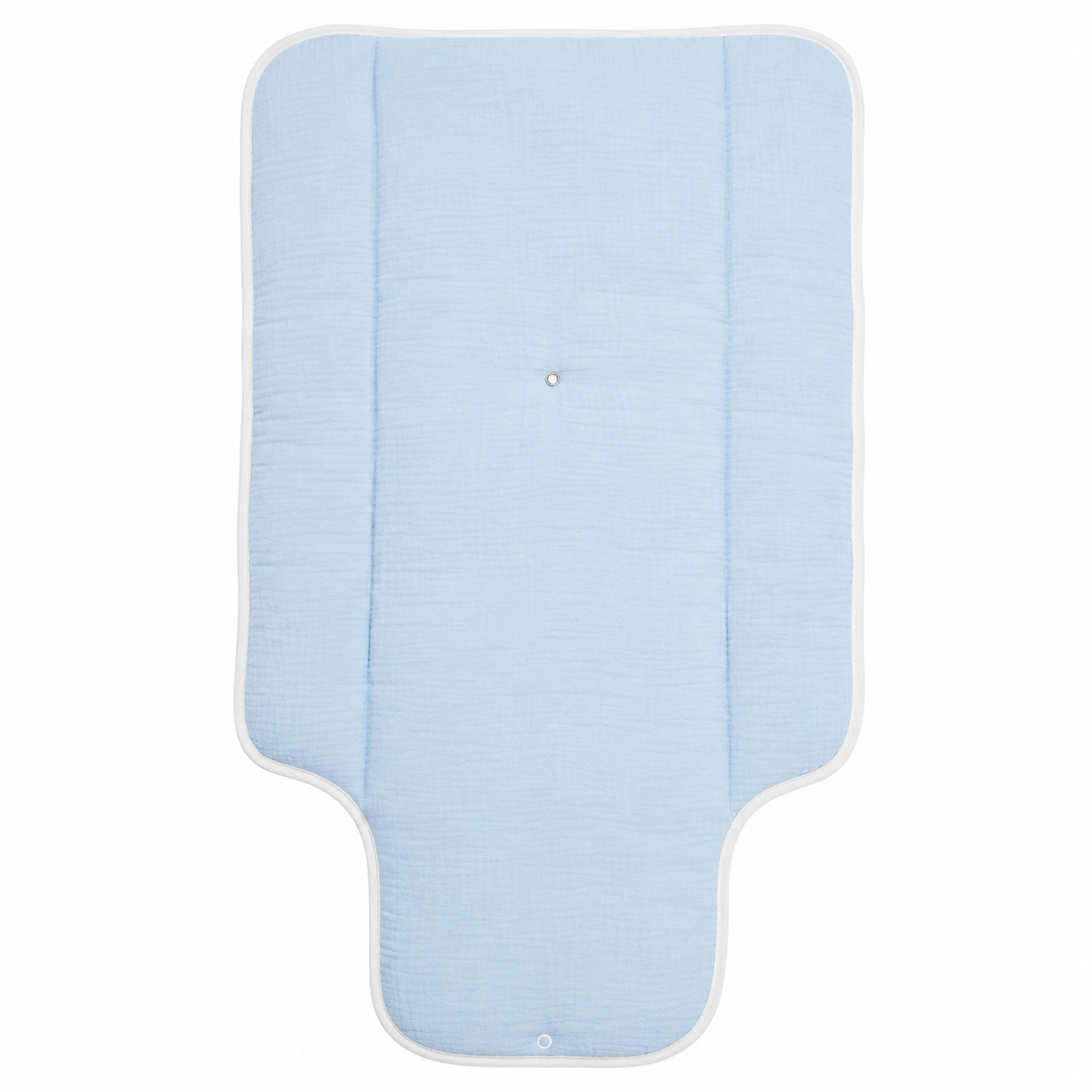 Tapis à Langer Pliable Personnalisable Imperméable avec Broderie Prénom Bleu