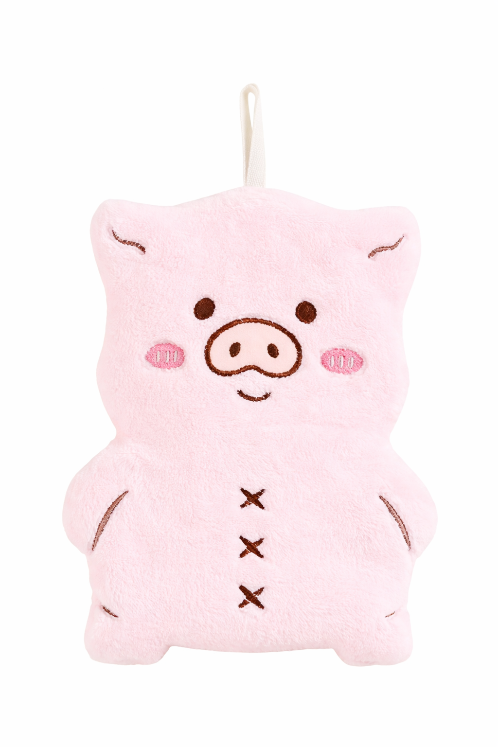 Doudou Bébé Ultra Doux – Doudou Naissance avec Attache Tétine cochon rose  doudou plat 