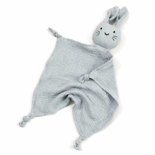 Doudou plat en coton lapin pour chambre bébé