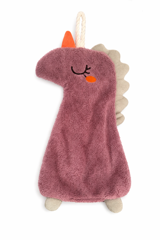 doudou  licorne  rose personnalisé tissu doux attache bébé cadeau naissance