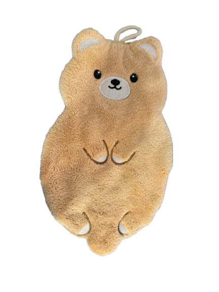 Doudou bébé doux et moelleux – dès la naissance en forme de chat brun