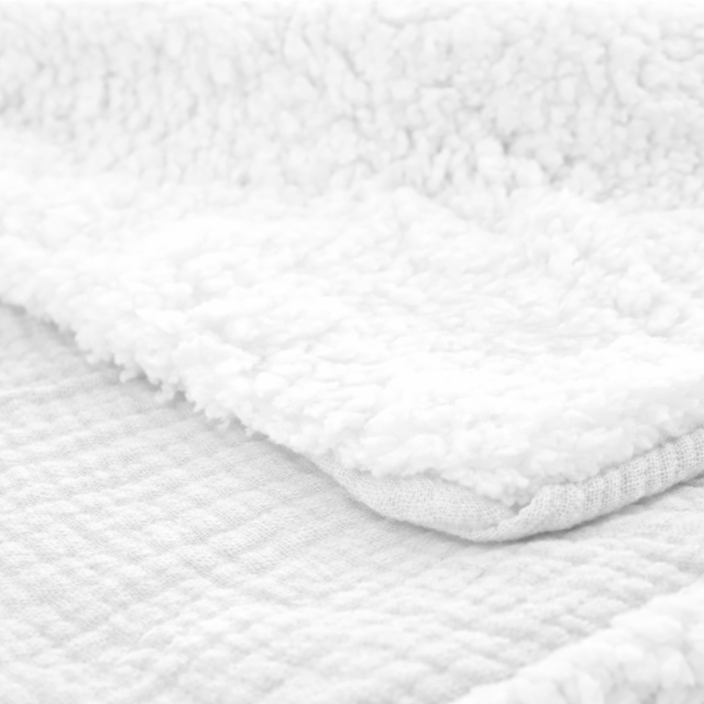 blanc Plaid bébé tout doux – Idéal pour les premiers mois
