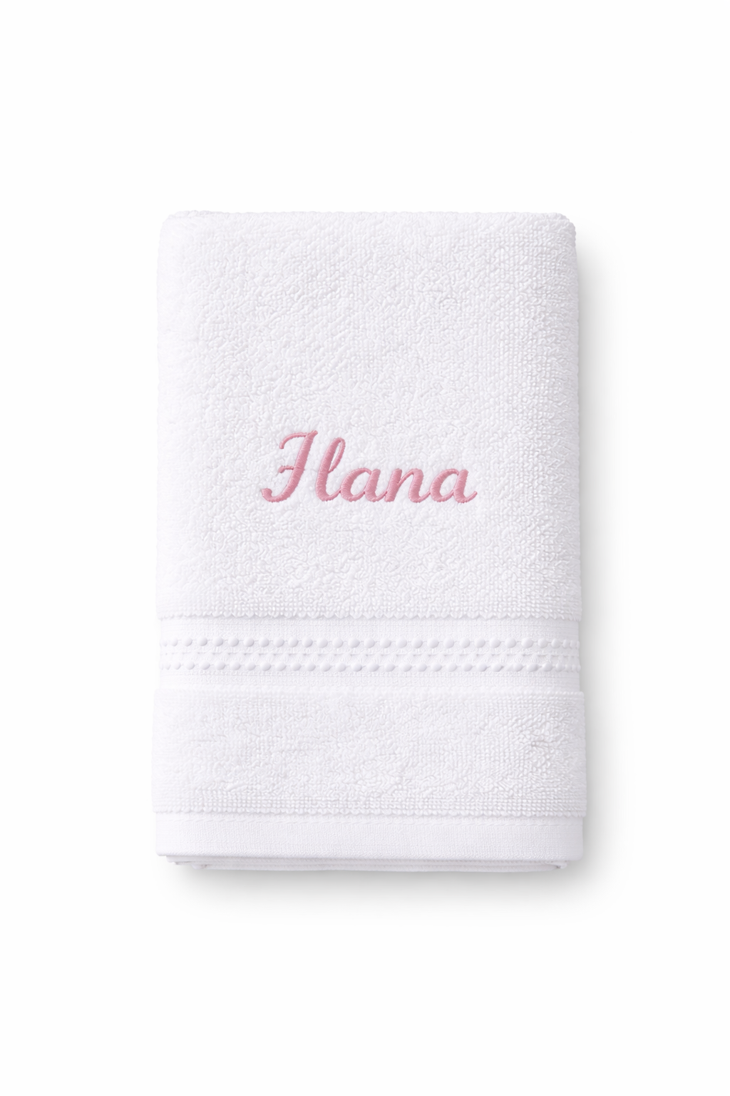 Serviette à main personnalisable – Coton moelleux et absorbant Blanc 