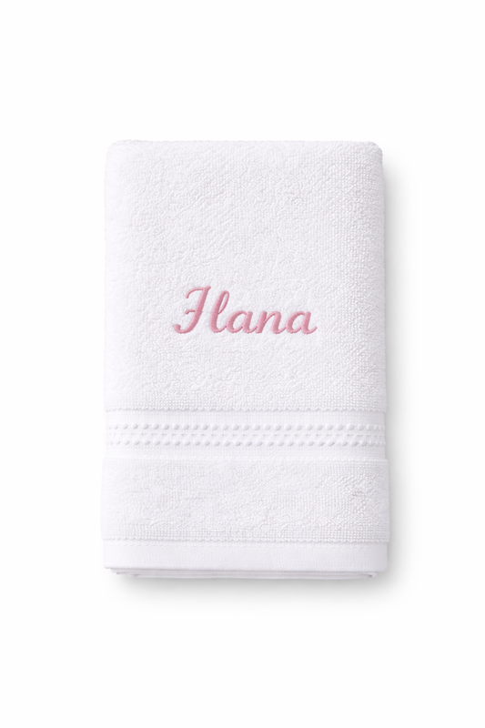 serviette de toilette en coton blanc 50x100 cm douce et absorbante